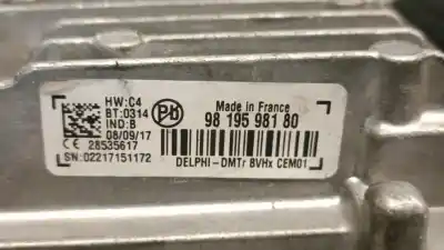 Second-hand car spare part start/stop control unit for citroen c4 picasso ii 1.2 thp 130 oem iam references 9819598180  