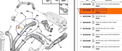 Автозапчастина б/у труба для citroen c4 picasso ii 1.2 thp 130 посилання на oem iam 9677537380  9677537380 Автозапчастина б/у труба для citroen c4 picasso ii 1.2 thp 130 посилання на oem iam 9677537380  9677537380