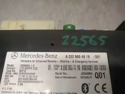 Автозапчастина б/у електронний модуль для mercedes-benz glc (x253) 220 d 4-matic (253.905, 253.903) посилання на oem iam a2229004519  a2229004519