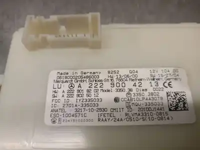 Автозапчастина б/у електронний модуль для mercedes-benz glc (x253) 220 d 4-matic (253.905, 253.903) посилання на oem iam a2229004213  a2229004213