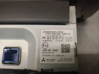 Автозапчастина б/у багатофункційний дисплей для mercedes-benz glc (x253) 220 d 4-matic (253.905, 253.903) посилання на oem iam a2059002211  a2059002211