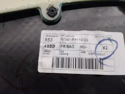 Автозапчасти б/у обивка передней правой двери за toyota c-hr (_x1_) 1.8 hybrid (zyx10_, zyx11_) ссылки oem iam 67061f4110c3  67610f4110c3