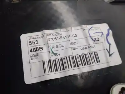 Автозапчасти б/у обивка левой передней двери за toyota c-hr (_x1_) 1.8 hybrid (zyx10_, zyx11_) ссылки oem iam 67620f4110c3  67620f4110c3