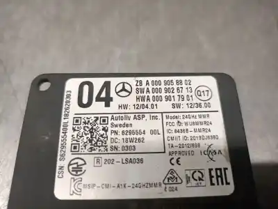 Автозапчасти б/у электронный модуль за mercedes-benz glc (x253) 220 d 4-matic (253.905, 253.903) ссылки oem iam a0009058802  a0009058802