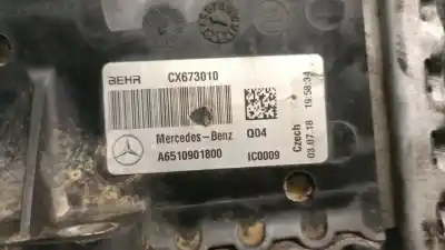 Автозапчастина б/у водяний радіатор для mercedes-benz glc (x253) 220 d 4-matic (253.905, 253.903) посилання на oem iam a6510901800 cx673010 berh a6510901800