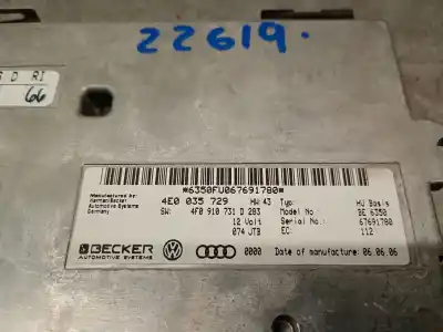 Автозапчастина б/у електронний модуль для audi a6 c6 (4f2) 2.7 tdi quattro посилання на oem iam 4e0035729  