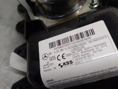 Автозапчасти б/у подушка безопасности передняя правая за mercedes-benz gla (h247) gla 200 d 4-matic (247.713) ссылки oem iam a2478607302  a2478607302