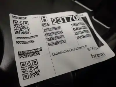 Автозапчасти б/у регулятор стекла переднего левого за mercedes-benz gla (h247) gla 200 d 4-matic (247.713) ссылки oem iam a2477201906  a2477201906