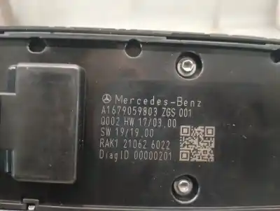 Автозапчасти б/у выключатель левого переднего окна за mercedes-benz gla (h247) gla 200 d 4-matic (247.713) ссылки oem iam a1679059803  a1679059803