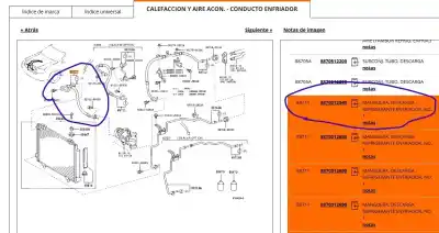 Автозапчасти б/у трубы кондиционирования воздуха за toyota corolla sedán (_e12_) 1.6 vvt-i (zze121_) ссылки oem iam 8870312540  8870312540