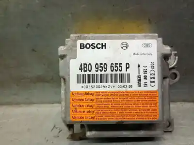 Автозапчастина б/у блок управління подушками безпеки для audi a6 c5 (4b2) 2.4 посилання на oem iam 4b0959655p  4b0959655p