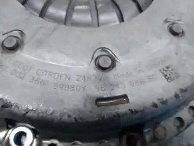 Автозапчасти б/у комплект сцепления за citroen c4 picasso ii 1.2 thp 130 ссылки oem iam 9824598680  9813754380
