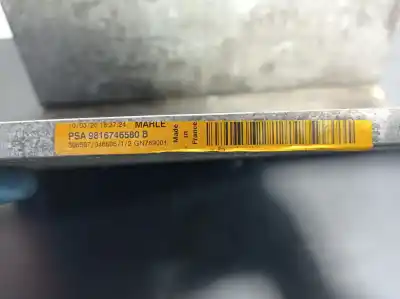 Автозапчастина б/у конденсат/радіатор кондиционера для peugeot 508 ii (fb_, fh_, f3_) 2.0 bluehdi 160 (fhehyr) посилання на oem iam 9816746580b gn789001 mahle 