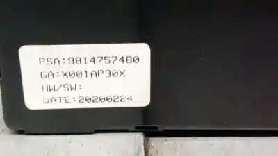 Автозапчасти б/у внутренний свет за peugeot 508 ii (fb_, fh_, f3_) 2.0 bluehdi 160 (fhehyr) ссылки oem iam 9814757480  9814757480