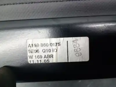 Автозапчастина б/у задній лоток для mercedes-benz clase a (w169) a 180 cdi (169.007, 169.307) посилання на oem iam a1698600175  a1698600175
