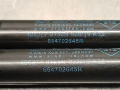 Автозапчасти б/у амортизатор капота за dacia duster (hm_) 1.6 sce 115 (hmm1) ссылки oem iam 654702645r  654702645r