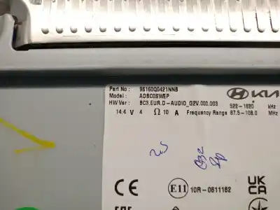 Second-hand car spare part multifunction display for hyundai i20 iii (bc3, bi3) 1.0 t-gdi oem iam references 96160q0421nnb  96160q0421nnb
