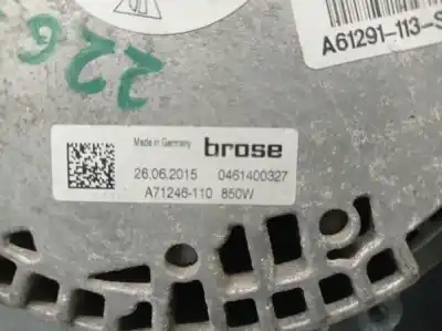 Автозапчастина б/у електро вентилятор для porsche cayenne (92a) 4.2 s diesel посилання на oem iam 7p5121203a 0461400327 brose 95810606120