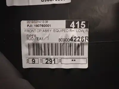 Автозапчастина б/у обработка передніх правіх дверей для dacia duster (hm_) 1.6 sce 115 (hmm1) посилання на oem iam 809004226r  809004226r
