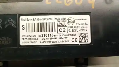 Автозапчасти б/у электронный модуль за peugeot 508 ii (fb_, fh_, f3_) 2.0 bluehdi 160 (fhehyr) ссылки oem iam 9831611580  9831611580