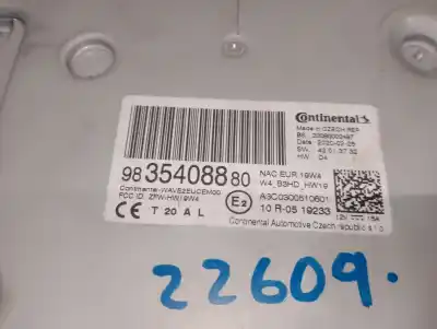 Автозапчасти б/у аудиосистема / радио cd за peugeot 508 ii (fb_, fh_, f3_) 2.0 bluehdi 160 (fhehyr) ссылки oem iam 9835408880  1672033280