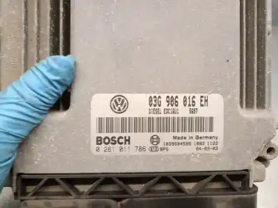 Second-hand car spare part ecu engine control for vw touran (1t1, 1t2) 2.0 tdi oem iam references 03g906016eh 0281011786 bosch 