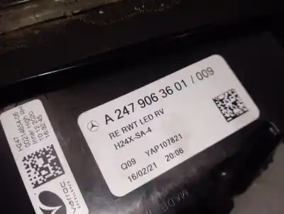 Автозапчасти б/у правый задний фонарь за mercedes-benz gla (h247) gla 200 d 4-matic (247.713) ссылки oem iam a2479063601  a2479063601