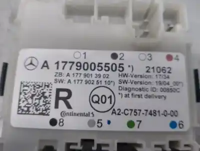 Автозапчасти б/у закрытый распределительный щит за mercedes-benz gla (h247) gla 200 d 4-matic (247.713) ссылки oem iam a1779005505  a1779005505