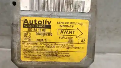 Автозапчасти б/у блок управления подушками безопасности за peugeot 206 fastback (2a/c) 2.0 hdi 90 ссылки oem iam 9643082380 550541500 autoliv 