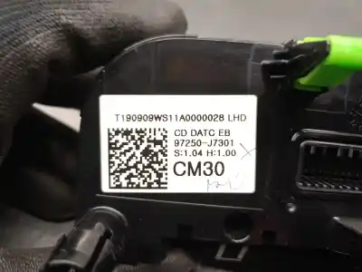 Peça sobressalente para automóvel em segunda mão comando de sofagem (chauffage / ar condicionado) por kia xceed (cd) 1.6 crdi 115 referências oem iam 97250j7301  