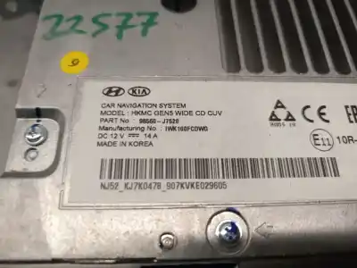 Pezzo di ricambio per auto di seconda mano display multifunzione per kia xceed (cd) 1.6 crdi 115 riferimenti oem iam 96560j7520  96560j7520