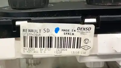 Peça sobressalente para automóvel em segunda mão comando de sofagem (chauffage / ar condicionado)  por renault captur i (j5_, h5_) 0.9 tce 90 referências oem iam 272704701r  272704701r