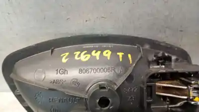 Автозапчастина б/у ліва задня внутрішня ручка для renault captur i (j5_, h5_) 0.9 tce 90 посилання на oem iam 806700006r  806716611r