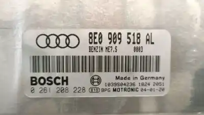 Second-hand car spare part ecu engine control for audi a4 b6 (8e2) 1.8 t oem iam references 8e0909518al 026208228 bosch 