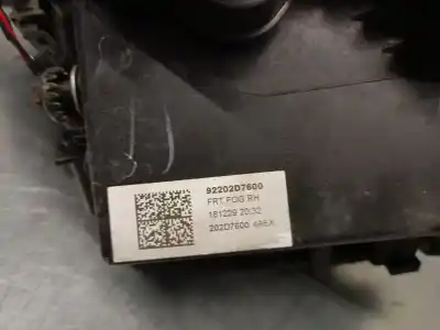 Second-hand car spare part right fog light for hyundai tucson (tl, tle) 1.6 crdi oem iam references 92202d7600  92202d7600