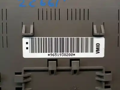 Second-hand car spare part fuse box unit for citroen c8 (ea_, eb_) 2.2 hdi oem iam references 9651938280  