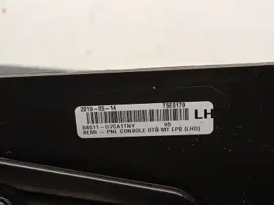 Second-hand car spare part center console for hyundai tucson (tl, tle) 1.6 crdi oem iam references 84611d7ca1try  