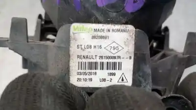 Автозапчастина б/у правий протитуман для renault captur i (j5_, h5_) 0.9 tce 90 посилання на oem iam 261500097r  261500097r