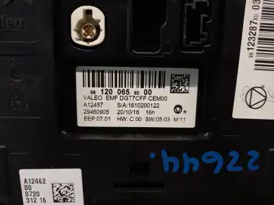 Автозапчасти б/у многофункциональный дисплей за citroen c3 iii (sx) 1.2 vti 82 ссылки oem iam 9812006580 a12457 valeo 98123287xu