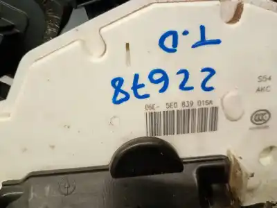 Автозапчасти б/у замок задней правой двери за seat toledo iv (kg3) 1.6 tdi ссылки oem iam 5e0839016a  5e0839016a