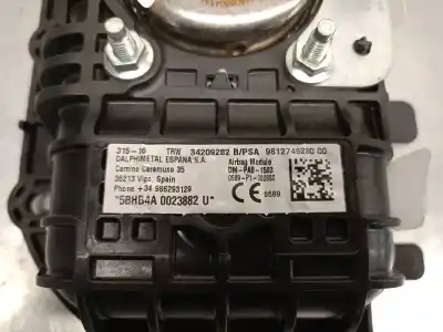Автозапчастина б/у передня права подушка безопасности для citroen c3 iii (sx) 1.2 vti 82 посилання на oem iam 9812745280 34209282 valeo 9812745280