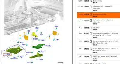 Автозапчасти б/у защитная крышка за ford kuga ii (dm2) 2.0 tdci ссылки oem iam cv6111779ac  1799780