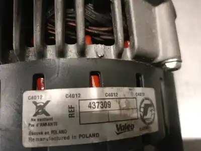 Peça sobressalente para automóvel em segunda mão alternador por bmw 3 touring (e46) 330 d referências oem iam 12317788247 437309 valeo 12317788247