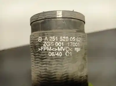 Second-hand car spare part intercooler pipe for mercedes-benz clase r (w251, v251) r 320 cdi 4-matic (251.022, 251.122) oem iam references a2515280582  