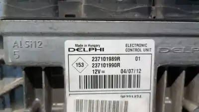 Автозапчастина б/у ебу контролер двигуна для renault kangoo express (fw0/1_) 1.5 dci 75 (fw07, fw10, fw04) посилання на oem iam 237101989r  237101989r