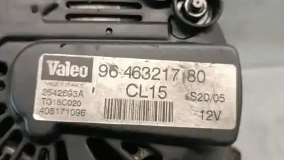 Автозапчастина б/у генератор для citroen c5 ii (rc_) 1.6 hdi (rc8hzb) посилання на oem iam 9646321780 2542693a valeo 5705as