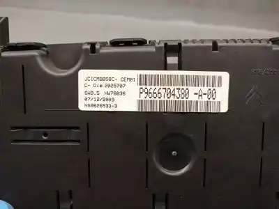 Peça sobressalente para automóvel em segunda mão quadrante por citroen c4 picasso i monospace (ud_) 1.6 hdi referências oem iam 9666704380  6103kv