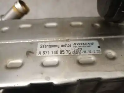 Автозапчасти б/у охладитель рог за ssangyong rodius ii 2.0 xdi ссылки oem iam a6711400570  6711400570