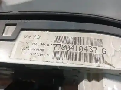 Second-hand car spare part dashboard for renault clio ii fase i (b/cbo) 1.6 initiale (b/cbod) 90 cv / 66 kw oem iam references 7700410437g  21615864b