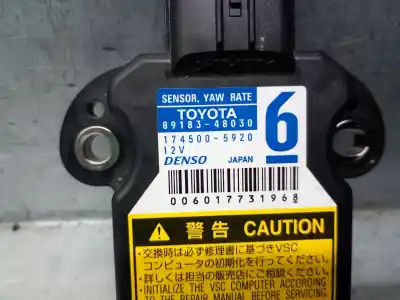 Peça sobressalente para automóvel em segunda mão módulo eletrônico por toyota prius (nhw30) executive referências oem iam 8918348030  8918348030